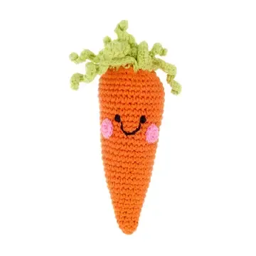 Carrot Rattle - Organic Cotton Toy