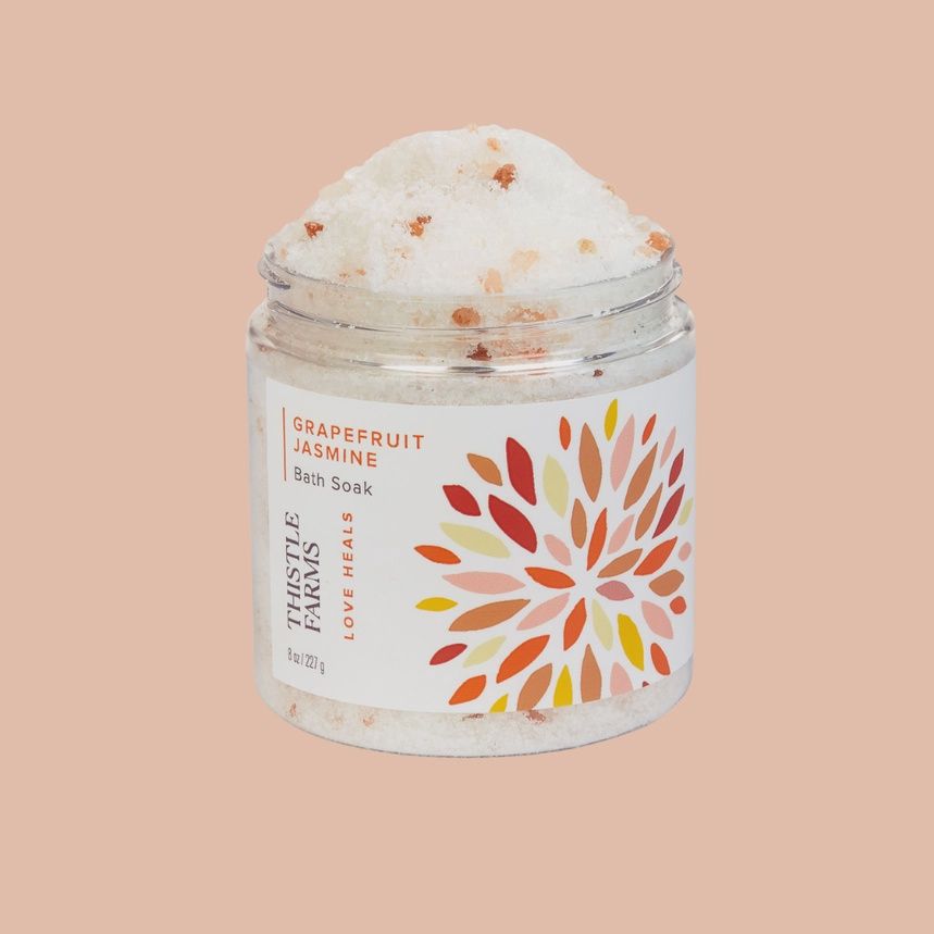 Grapefruit Jasmine Salt &amp; Essential Oil Bath Soak