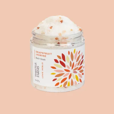 Grapefruit Jasmine Salt &amp; Essential Oil Bath Soak