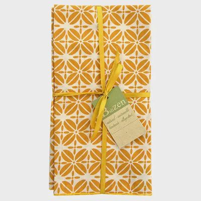 Napkins set of 4 | Coffee Bean Turmeric