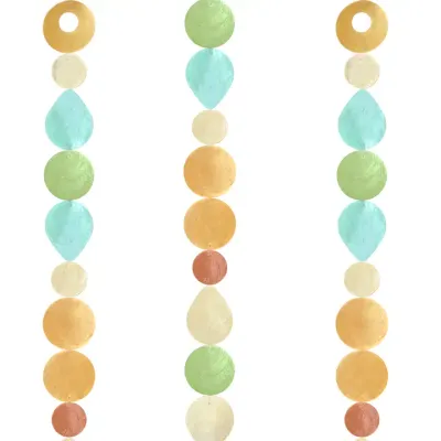 Capiz Strand//Assorted Colors