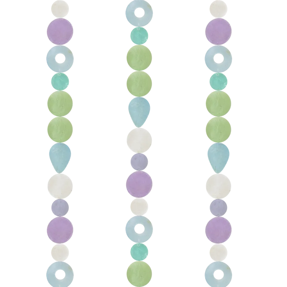 Capiz Strand//Assorted Colors, Color: Wisteria