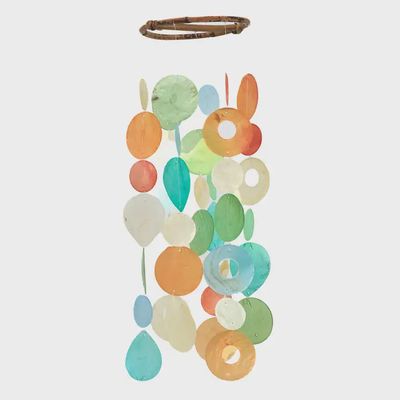 Capiz Chime Small Round - Color Choice