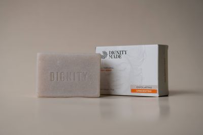 All Natural Coconut Oil Scrub Soap - Gentle Exfoliating Body