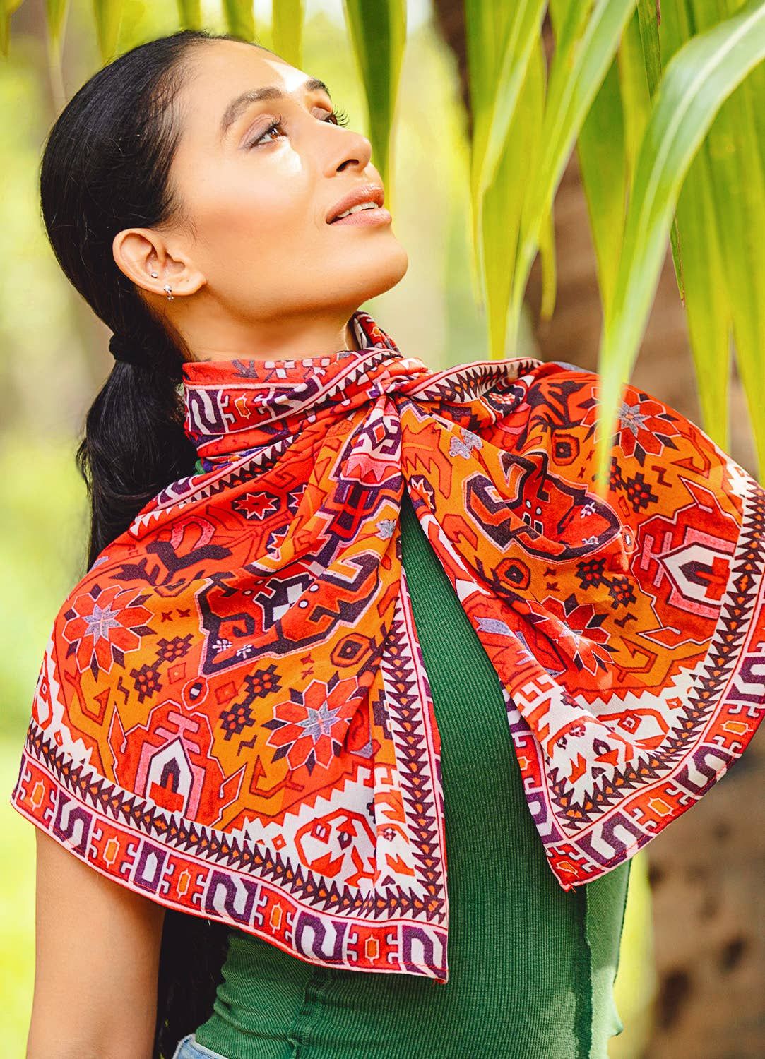 Kavita Jewel Tone Scarves