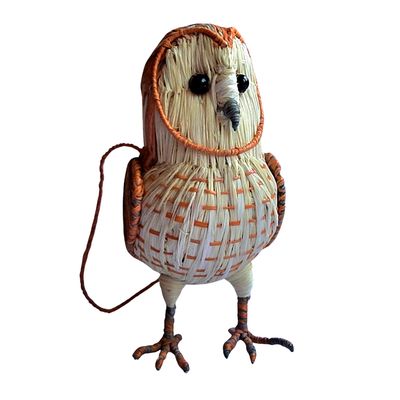 Barn Owl - Palm Fiber Ornament