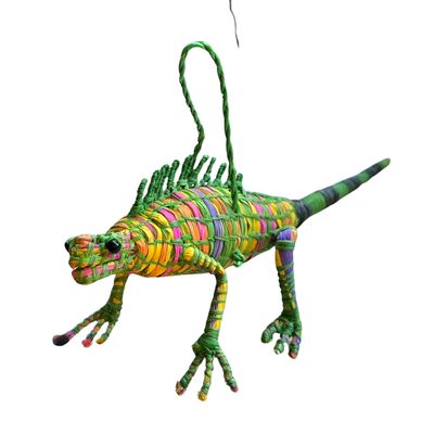 Iguana - Palm Fiber Ornament