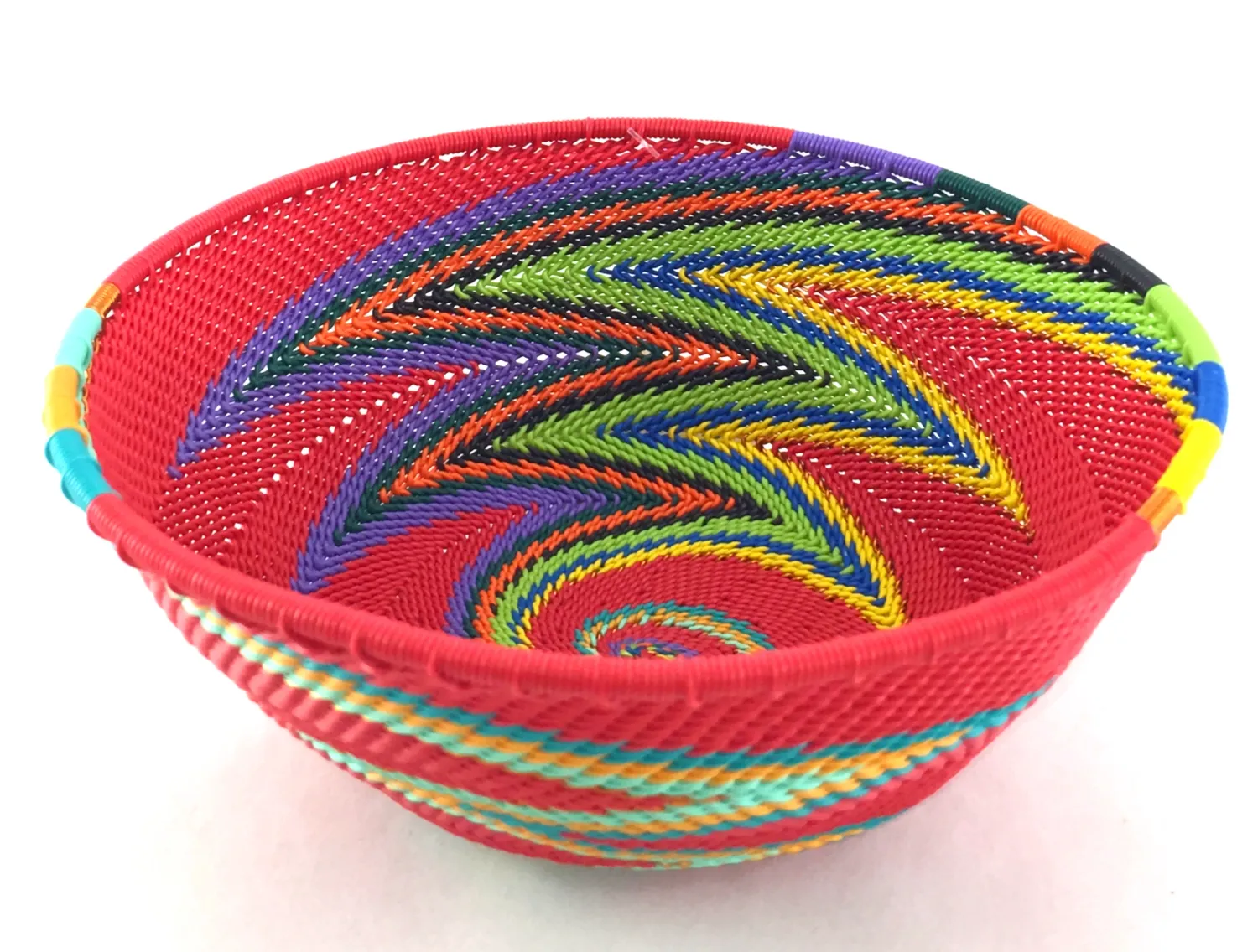 Telephone Wire Basket - Medium Round Bowl size