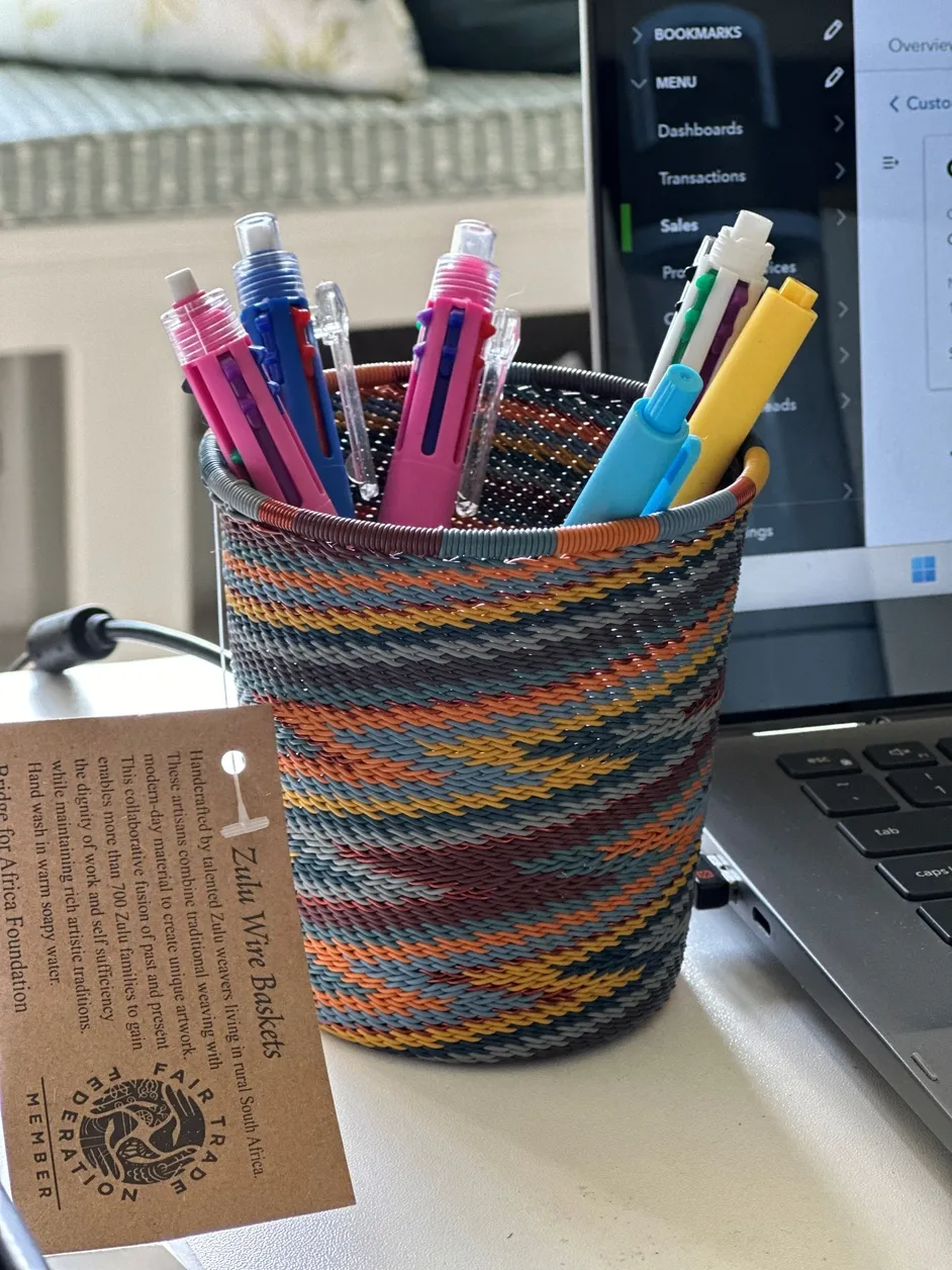 Telephone Wire Basket - Cup Style