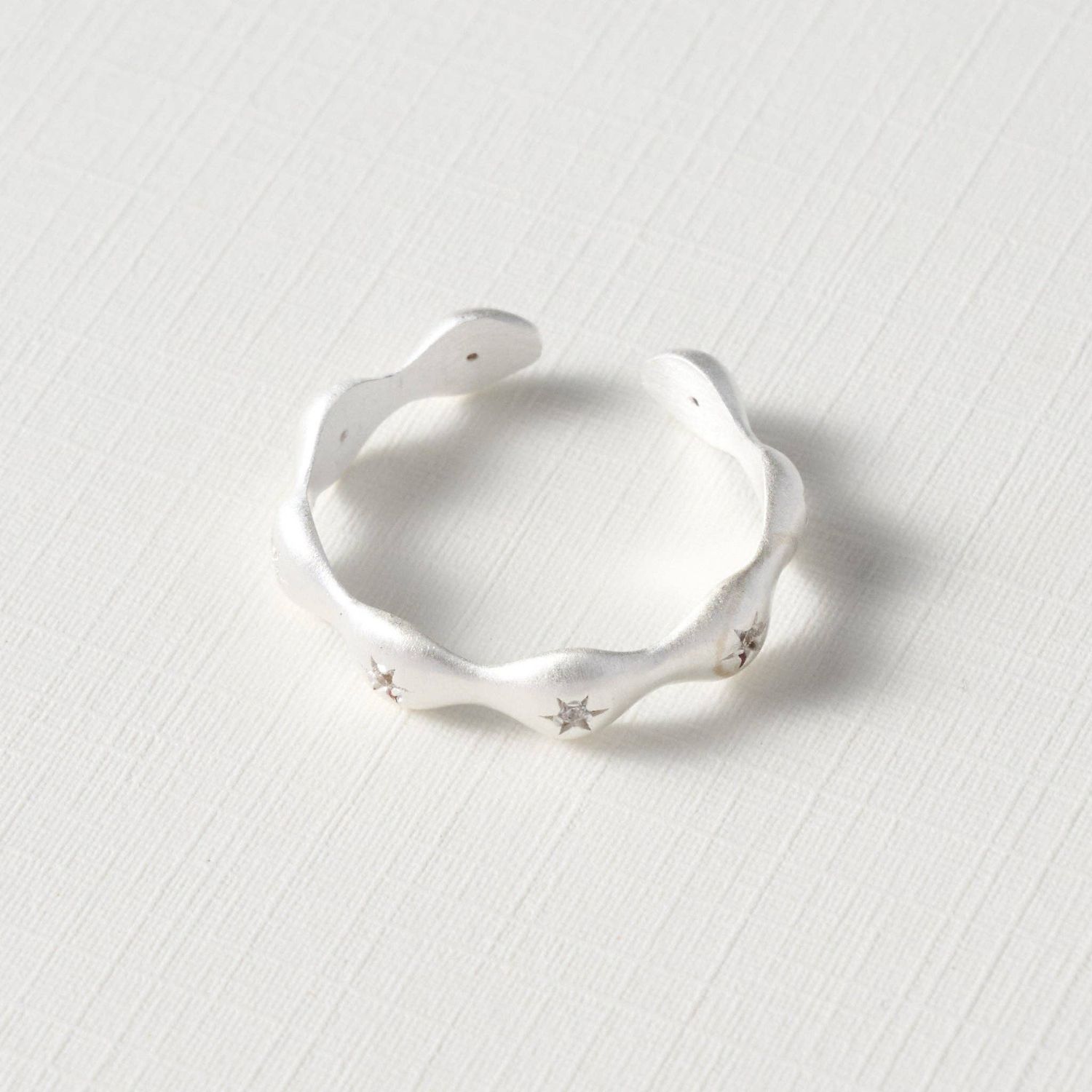 Celestial Scalloped Band Ring