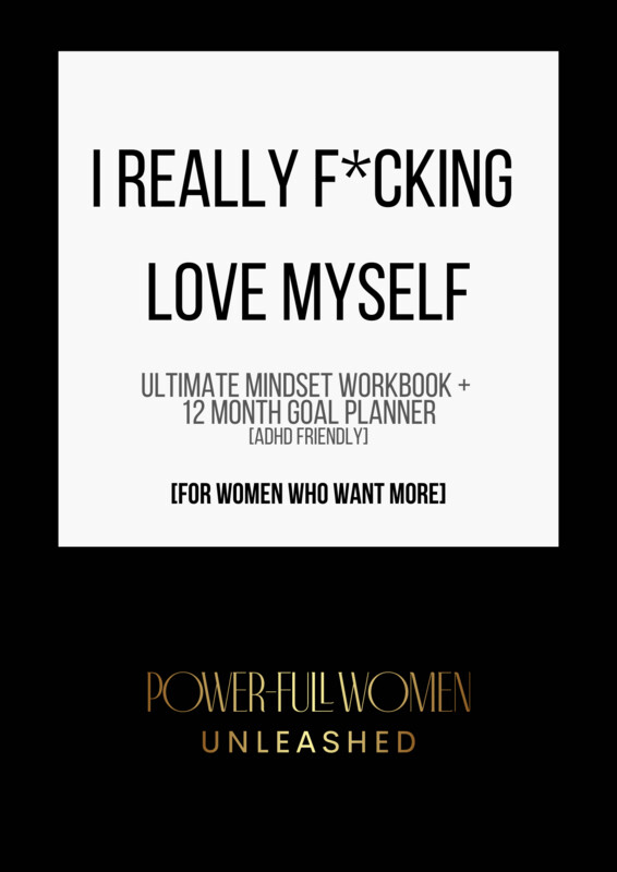 I Really F*cking Love Myself - Ultimate 2023 Self Care Workbook and Planner