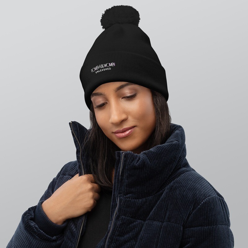 UNLEASHED Pom pom beanie