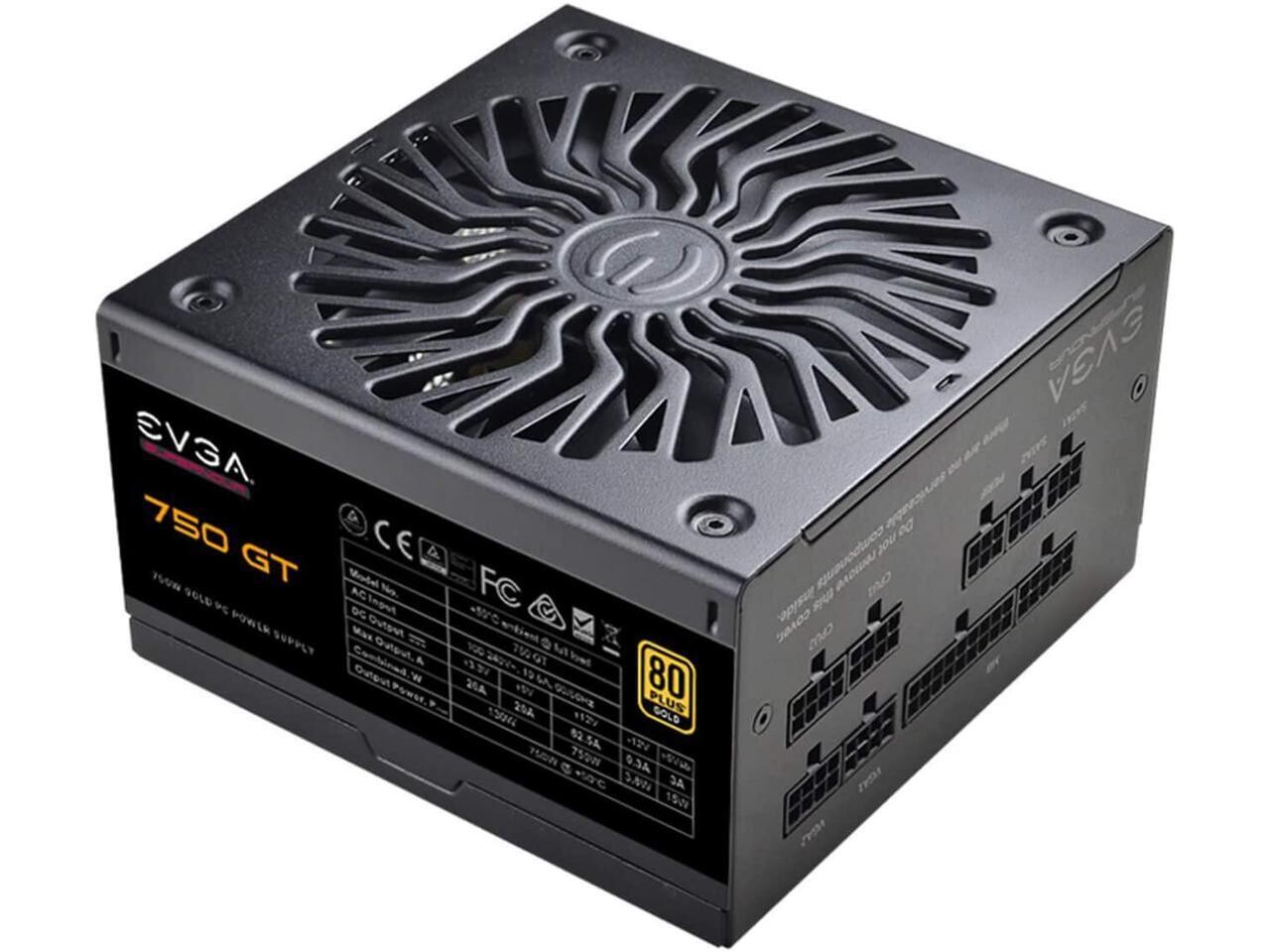 EVGA SuperNOVA GT 750 Watt (80 Plus Gold, Fully Modular)