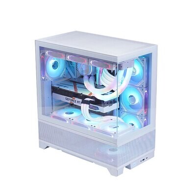 AH-150 4 ARGB Fans ATX Gaming Case (White)