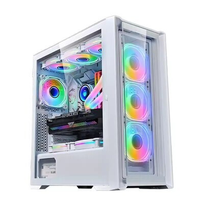 AH-144 3 ARGB Fans ATX Case (White)