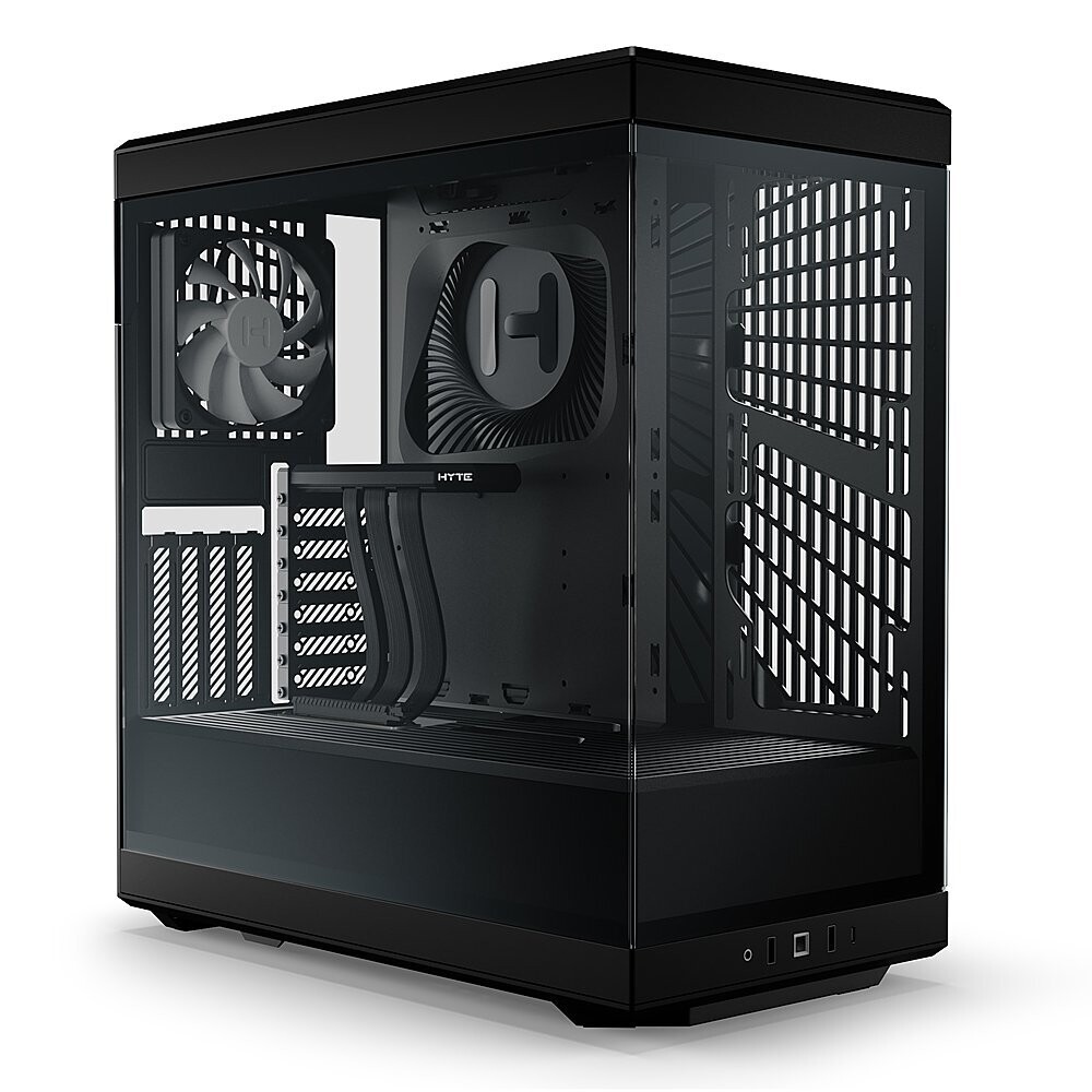 HYTE Y40 ATX Case with PCIE 4.0 Riser Cable (Black)