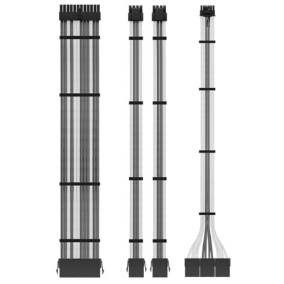 ASIAHORSE Power Supply Cable 12VHPWR SERIES Extension Kit (White/Grey)