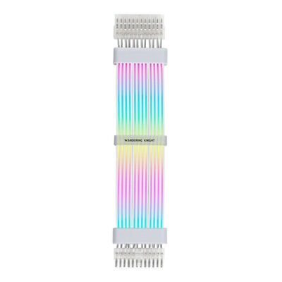 ASIAHORSE Power Supply Cable (3x8-PIN) RGB SERIES Extension Kit (White)