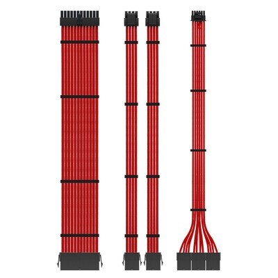 ASIAHORSE Power Supply Cable 12VHPWR SERIES Extension Kit (Red)