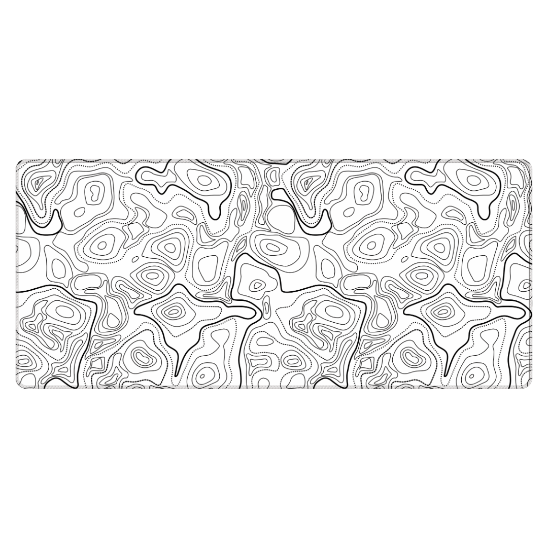 TOPO WHITE V2 Mousepad