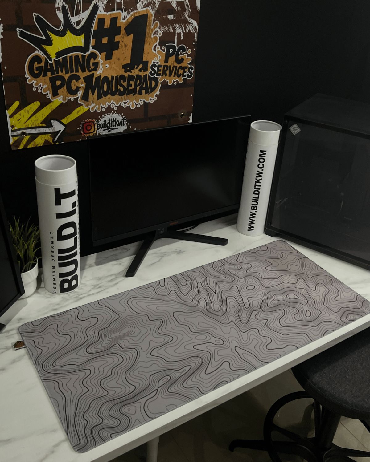 (OUTLET) TOPO GREY V3 Mousepad