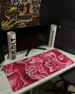 PINK! x MARBLE Mousepad