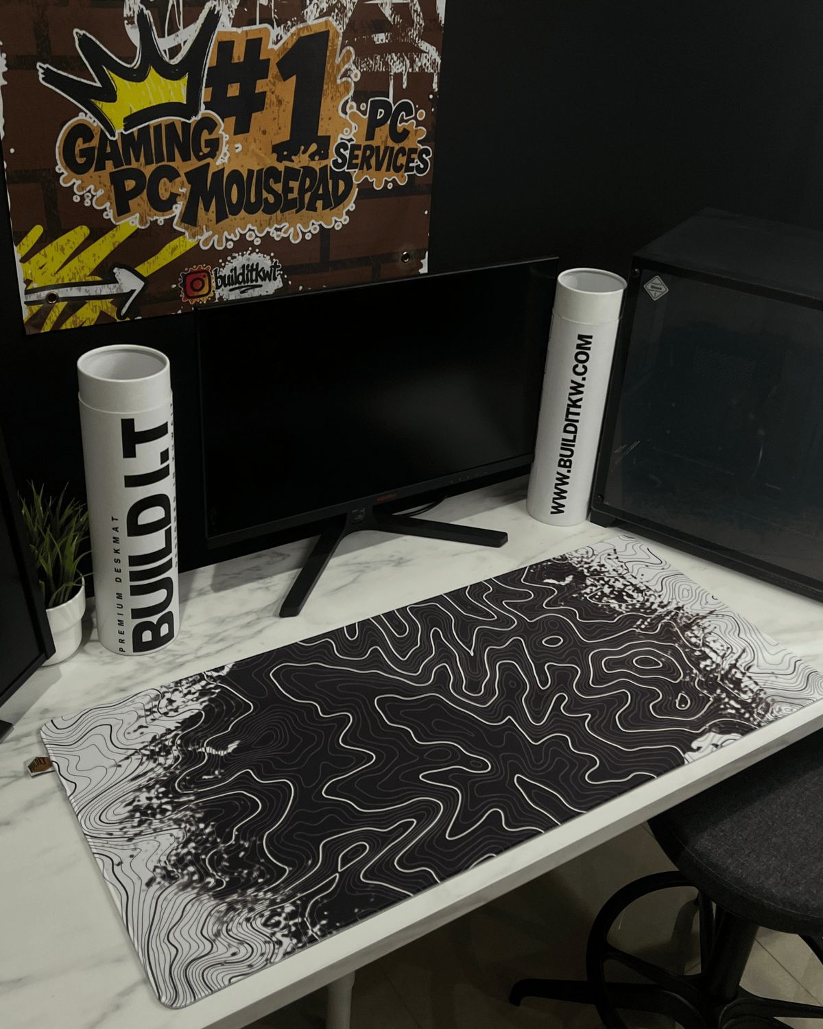 (OUTLET) TOPO GLITCH Mousepad