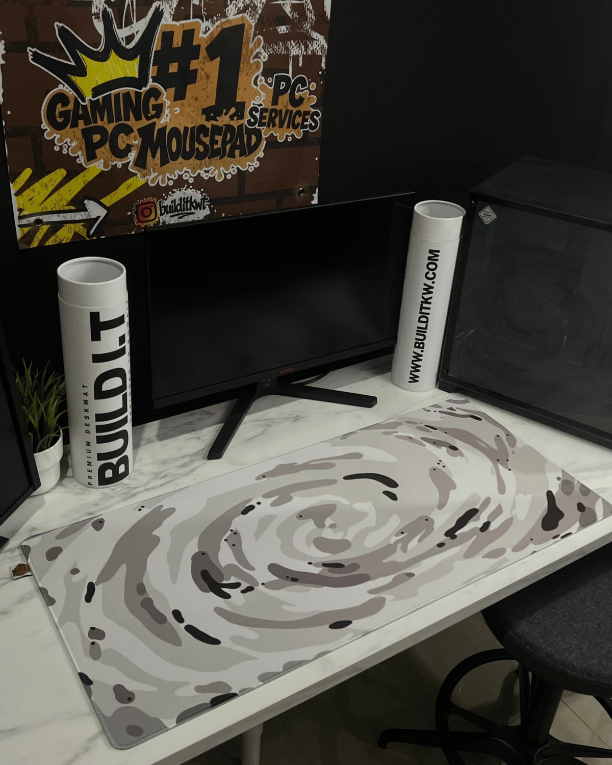 (OUTLET) PORTAL GREY Mousepad
