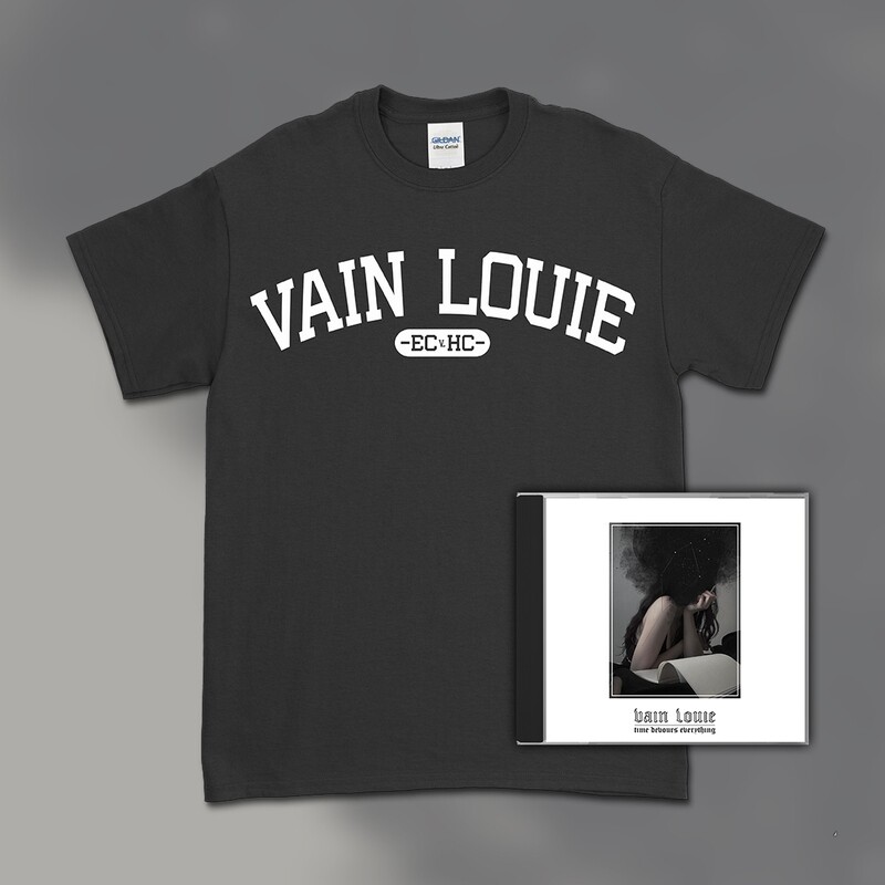 CD + T-Shirt (oversized) - TIME DEVOURS EVERYHTING