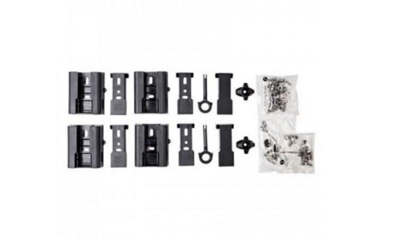 Racksbrax 8162 complete set afsluitbare muurmontage en luifel snelmontage set
