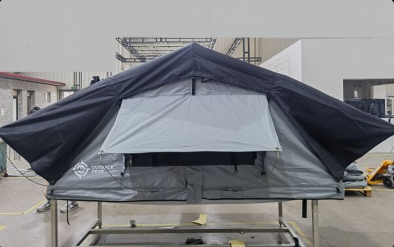 All4Daktenten Outback Gear - 140cm Daktent Grijs/zwart ( DIRECT LEVERBAAR! )