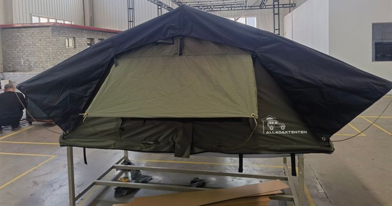 All4Daktenten Topanga - 140cm Daktent Groen/zwart ( DIRECT LEVERBAAR! )