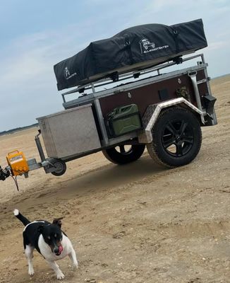 Bagagekar/trailer - incl daktent 2 persoons All4Daktenten  Bagagekar/trailer - incl daktent 2 persoons All4Daktenten "Topanga"