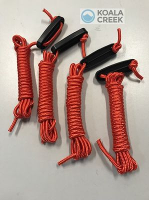 KOALA CREEK® SET VAN 4 ORANJE SCHEERLIJNEN