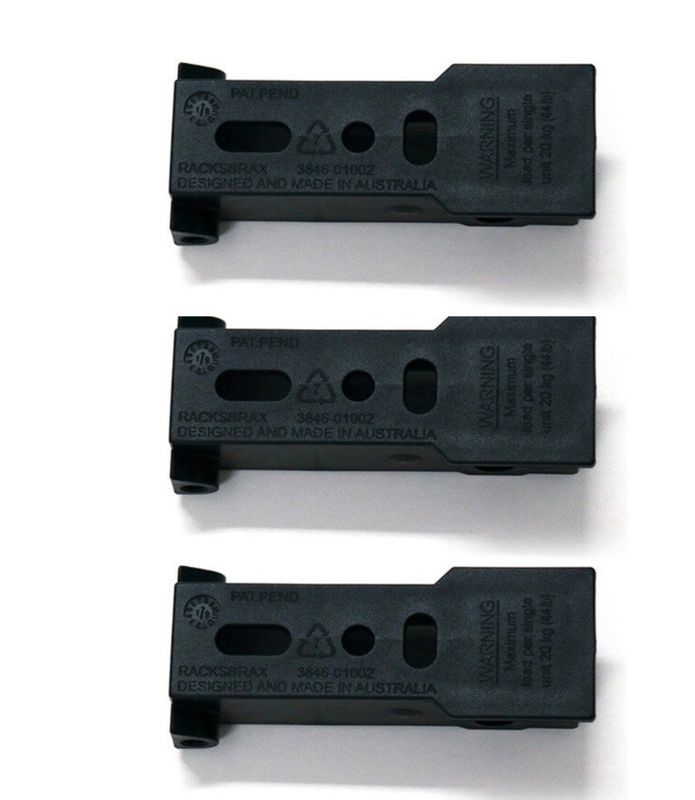 RacksBrax 8186 HD luifel - accessoire snelmontage houder set (3 stuks - triple)