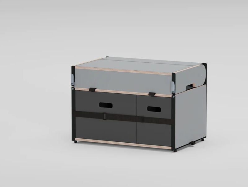 Yellow Knife keuken kubus 60x40cm