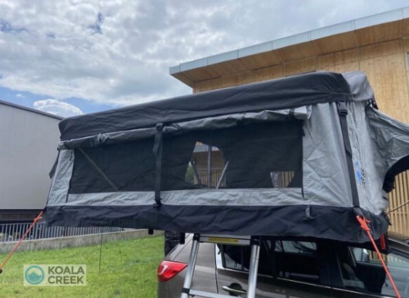 Koala Creek® Overlander 190LV3 Daktent Donkergrijs - 190cm Koala Creek® Overlander 190LV3 Daktent Donkergrijs - 190cm