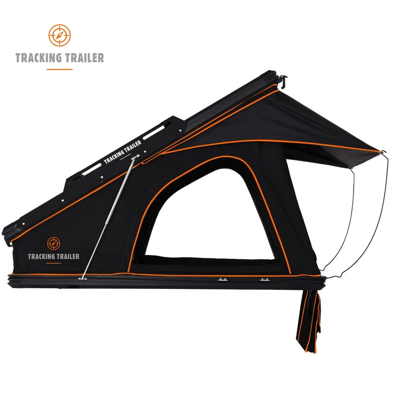 Tracking Trailer Triangle X-frame Rooftop tent, hardcover Xtra high