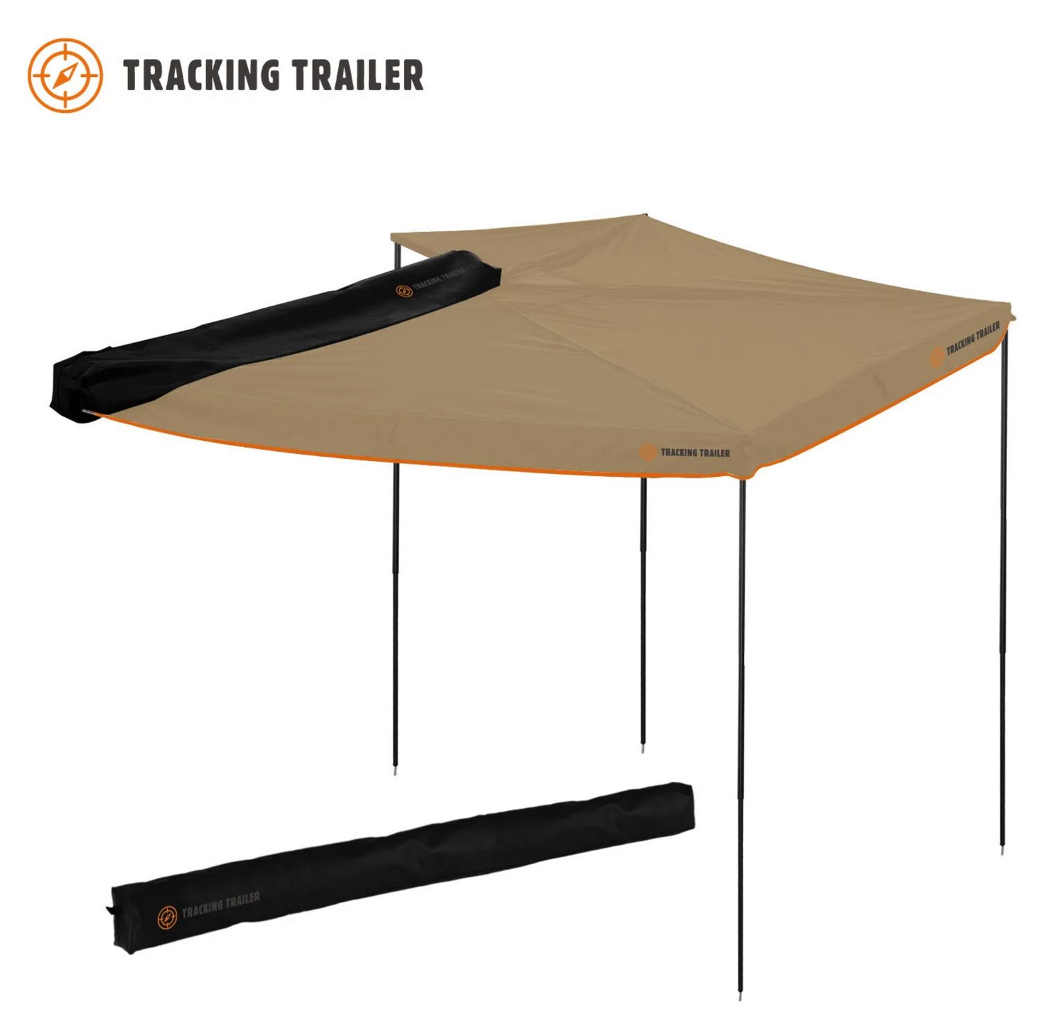 Tracking Trailer 270 graden luifel 250 cm