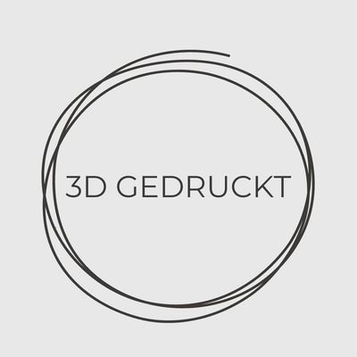 3D gedruckt