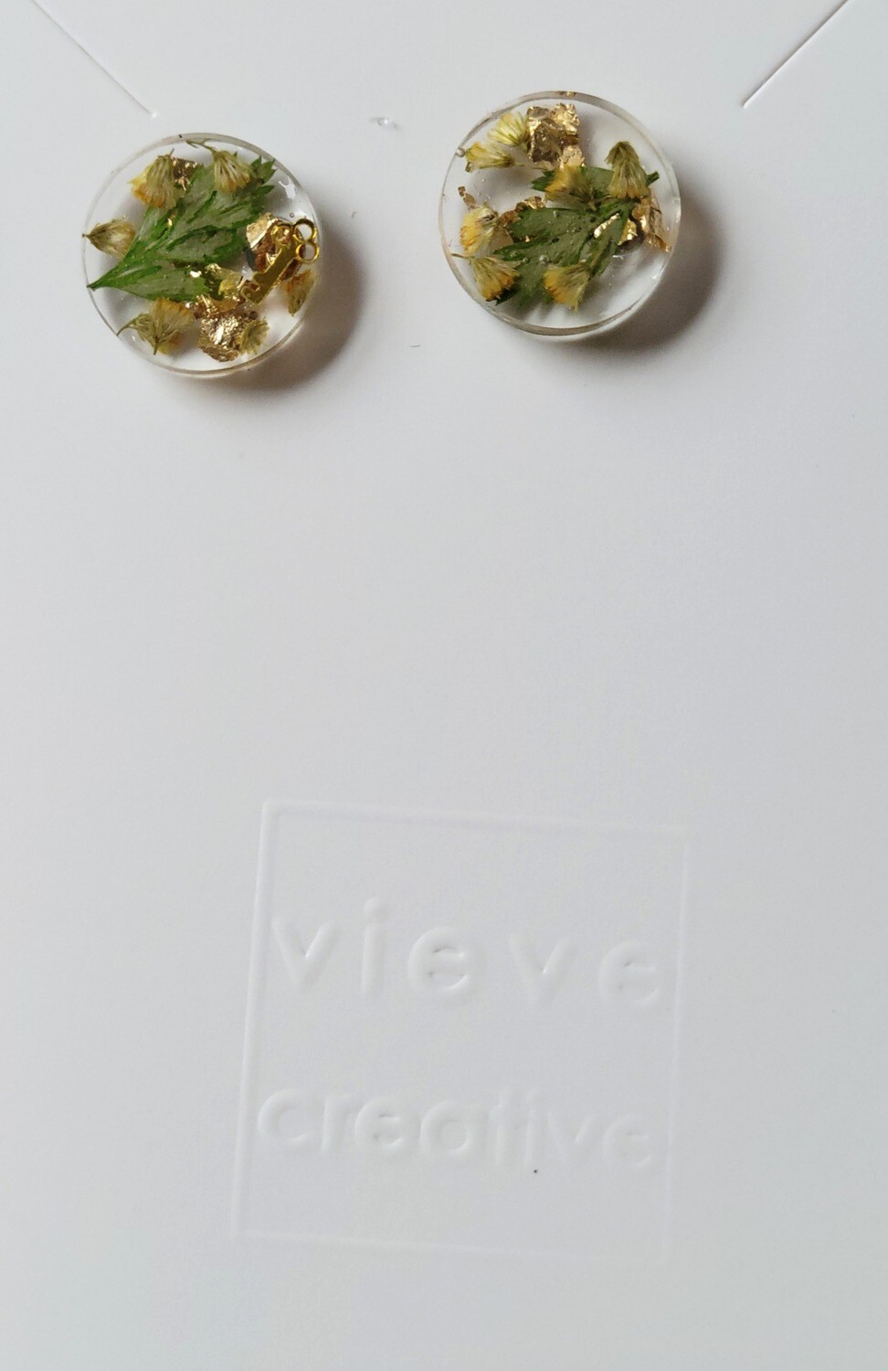 Gold Key Stud Earrings