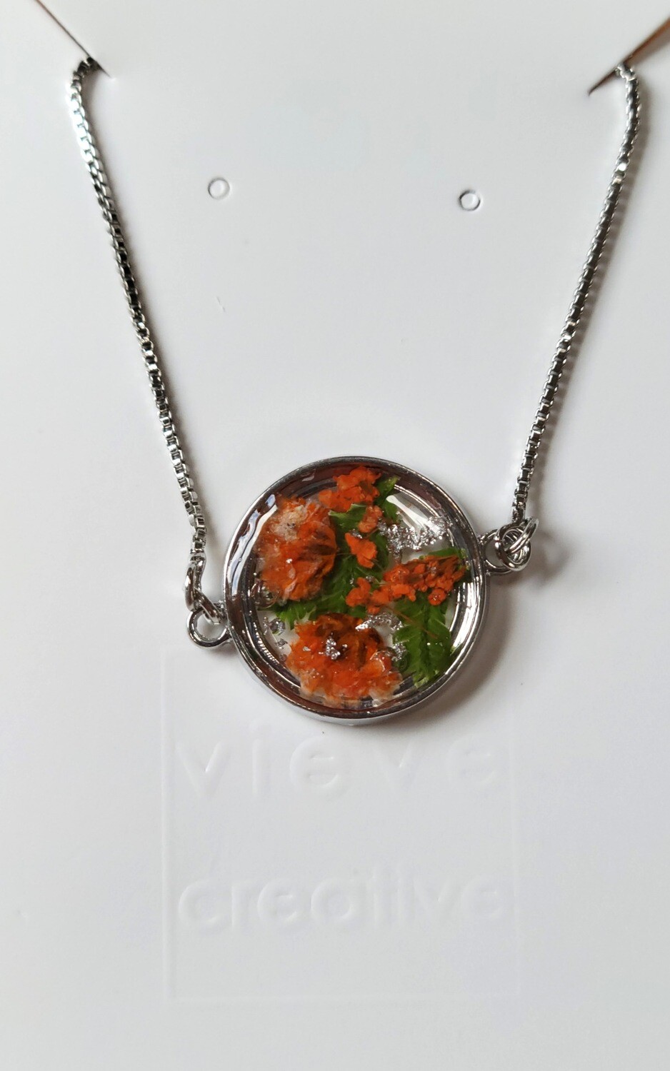 Orange Flower Bracelet