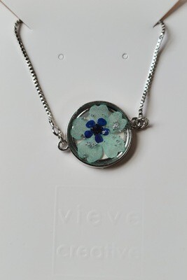 Cute Light Blue &amp; Silver Bracelet