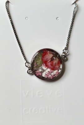 Beautiful Pink Flower Bracelet