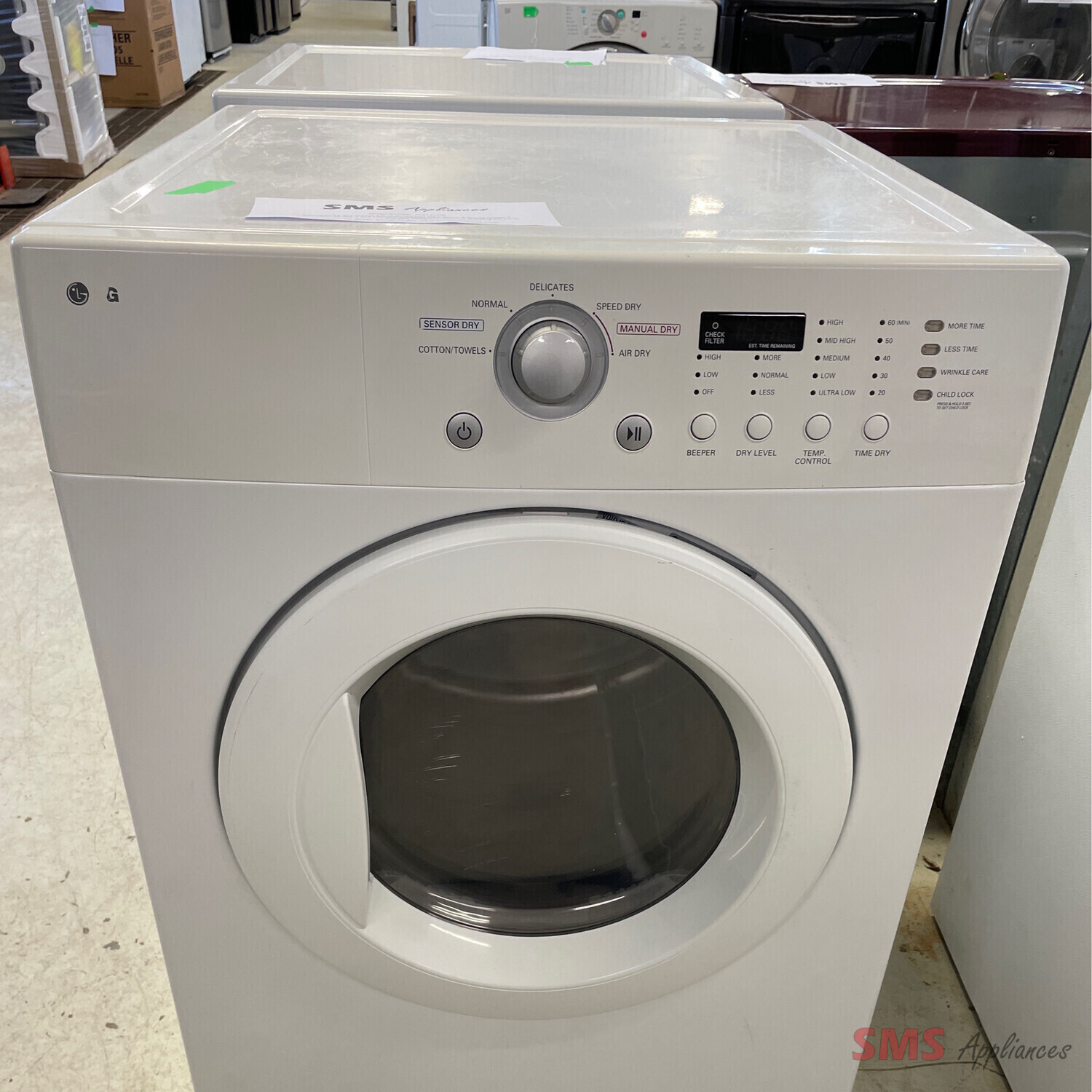 LG Front Load Electric Dryer 7.0 Cu.Ft  DLE1310W
