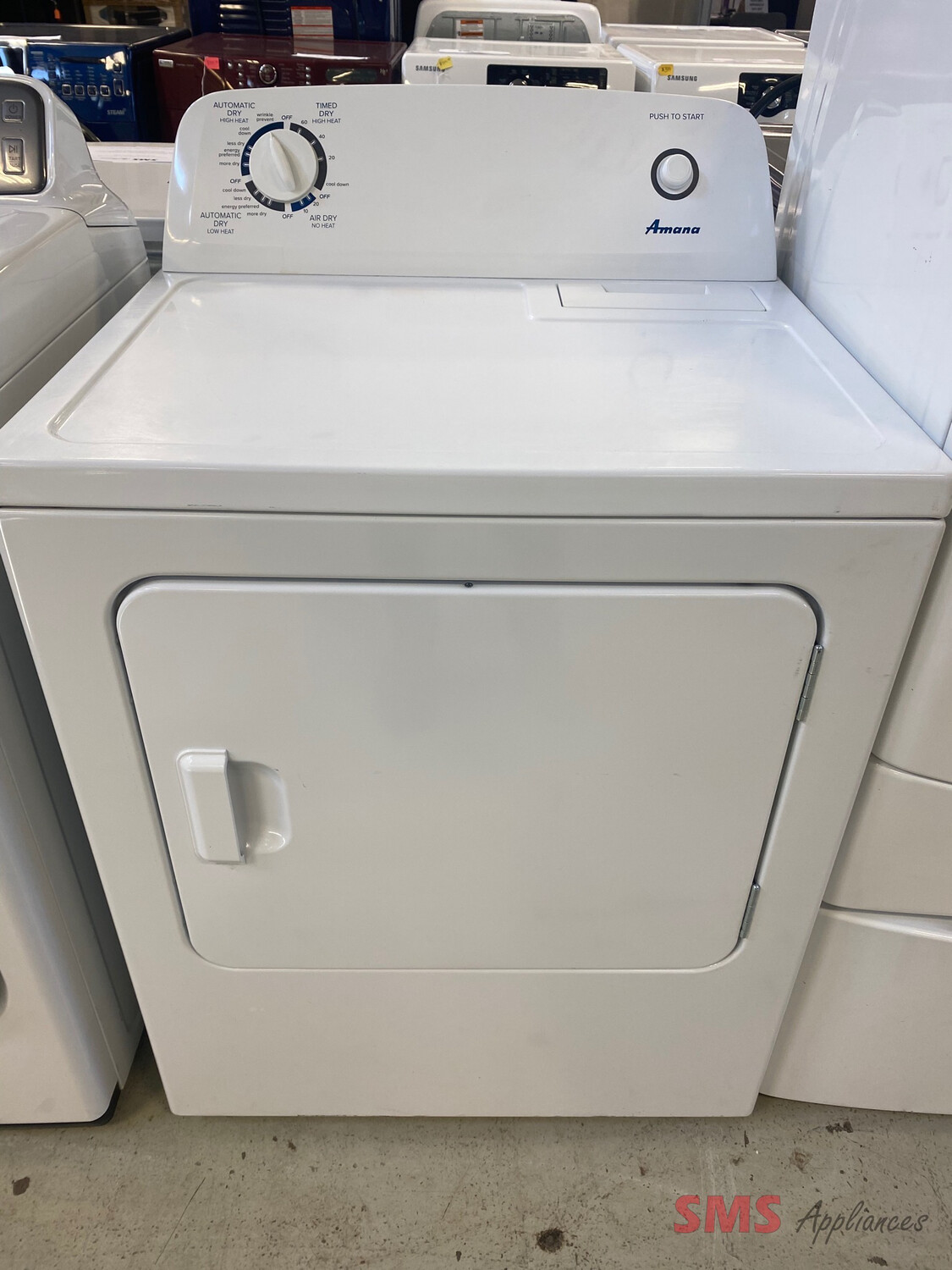 Amana 29" Front Load Electric Dryer 6.5 Cu. Ft. YNED4655EW