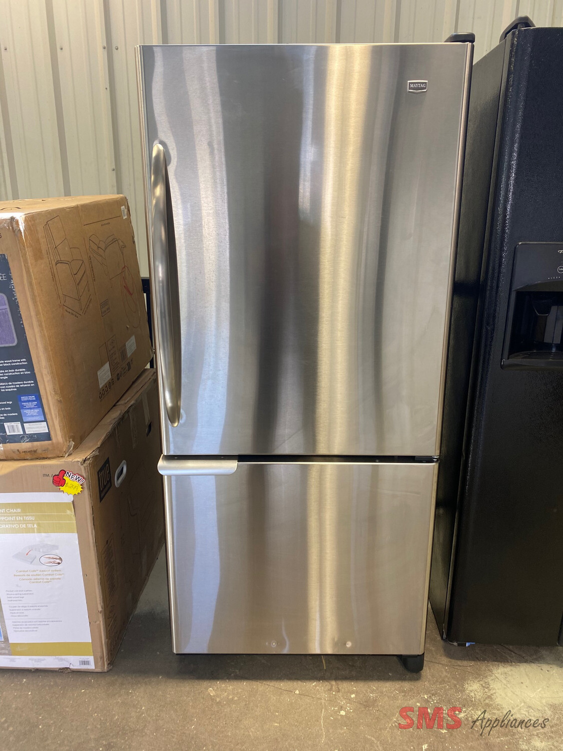 Maytag 30" Bottom Mount Refrigerator 19.0 Cu. Ft. MBR1952KES2