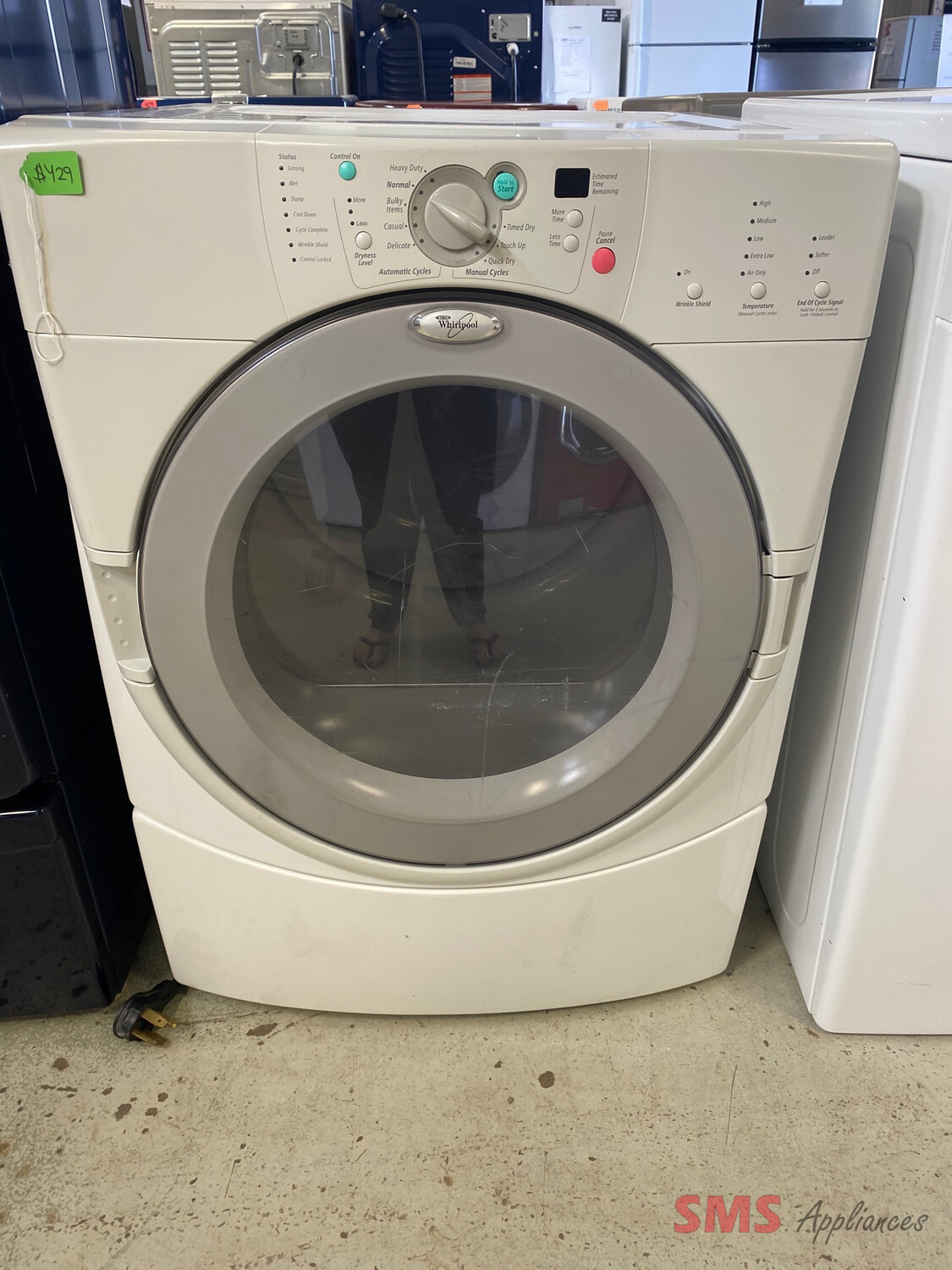Whirlpool 27" Front Load Electric Dryer YGEW9250PW1