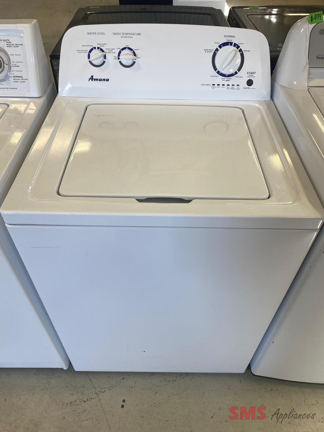 Amana 27" Top Load Washer 4.0 Cu. Ft. NTW4516FWS