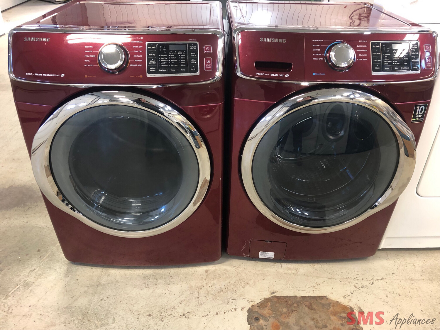 Samsung 27" Front Load Washer and Dryer Set WF42H5500AF/DV42H5600EF